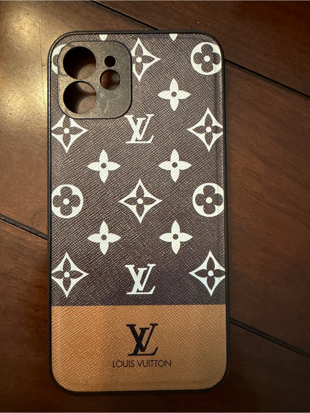 Louis Vuitton Dark Brown & Tan Monogram Phone Case iPhone 12